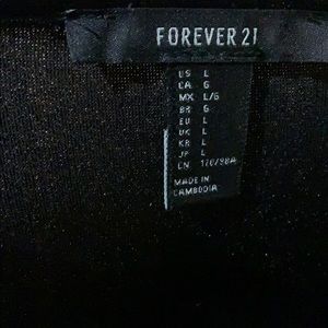 Forever 21 Dresses - Velour Black Dress Forever 21 Dresses - Velour Black Dress